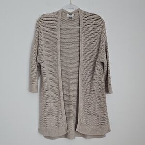 Open Knit Cardigan Size large
